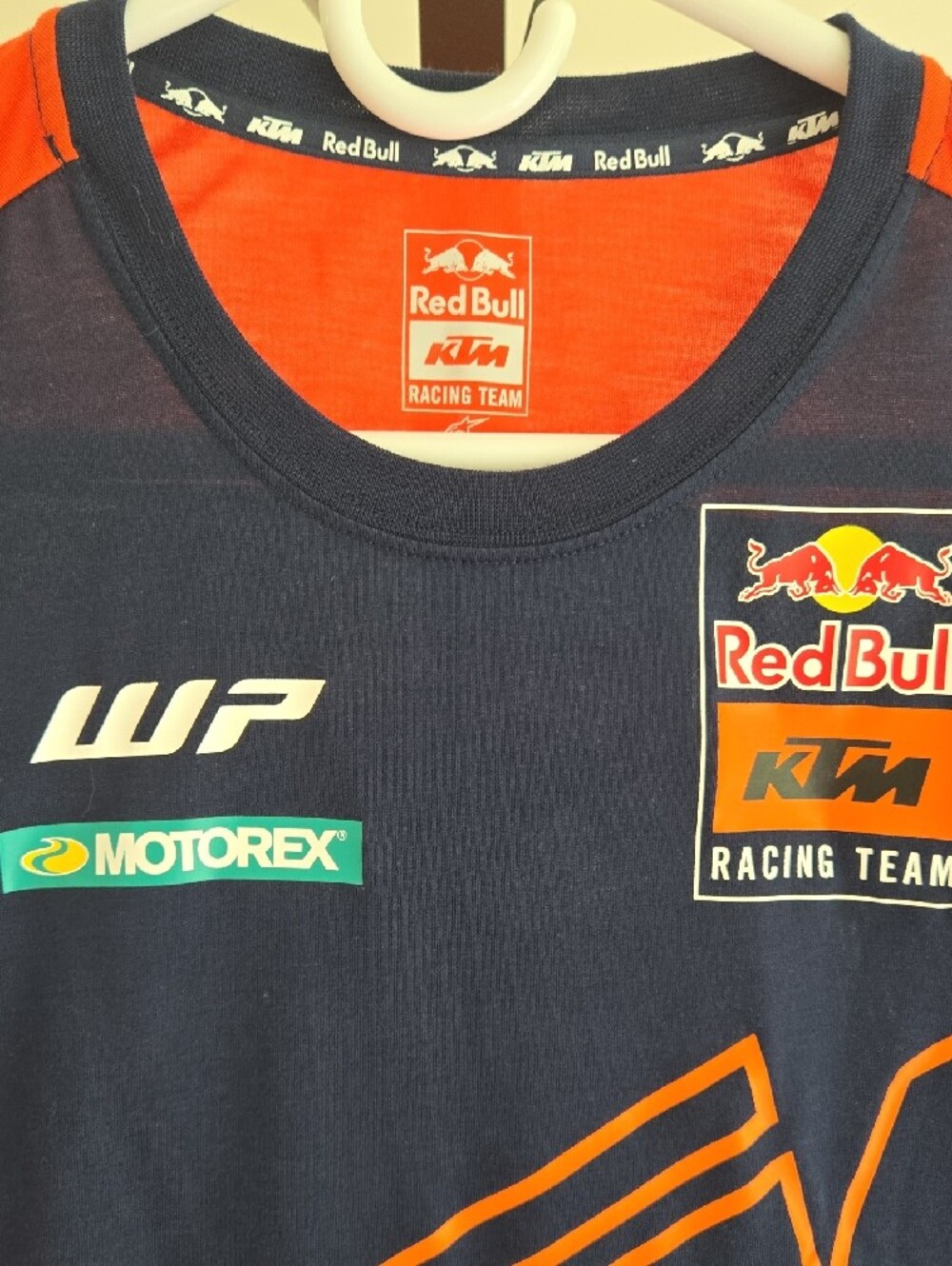 Red Bull KTM Women's Navy and Orange Racing Jersey - Picture 2 of 5